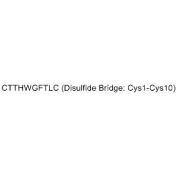 CTTHWGFTLC, CYCLIC  Chemical Structure