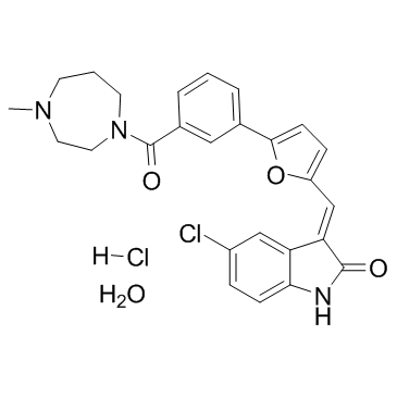 CX-6258 hydrochloride hydrate  Chemical Structure