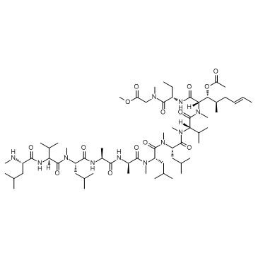 Cyclosporin A-Derivative 1 Free base 化学構造