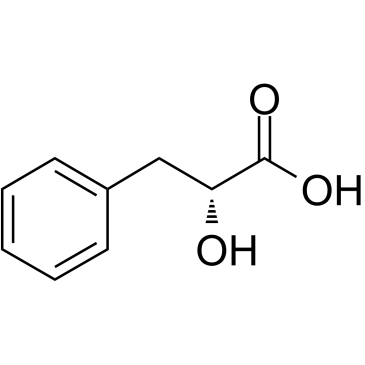 D-(+)-Phenyllactic acid 化学構造