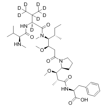 D8-MMAF 化学構造