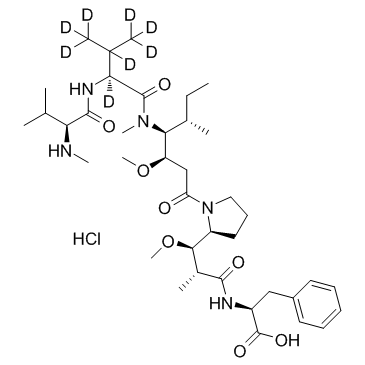 D8-MMAF hydrochloride التركيب الكيميائي