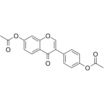 Daidzein diacetate  Chemical Structure