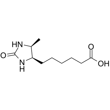 D-Desthiobiotin التركيب الكيميائي