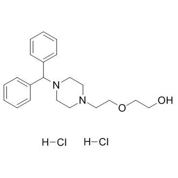 Decloxizine dihydrochloride التركيب الكيميائي