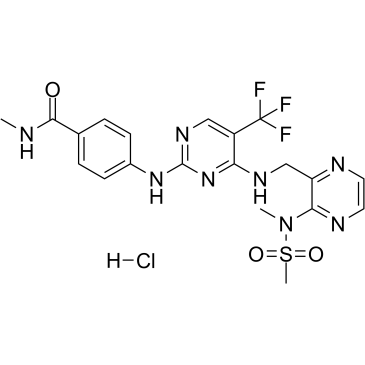 Defactinib hydrochloride Chemische Struktur