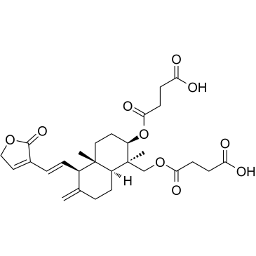 Dehydroandrographolide succinate التركيب الكيميائي