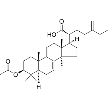 Dehydroeburicoic acid monoacetate 化学構造