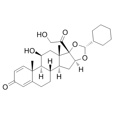 Desisobutyryl-ciclesonide التركيب الكيميائي