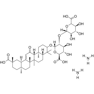Diammonium Glycyrrhizinate 化学構造