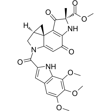 Duocarmycin A 化学構造