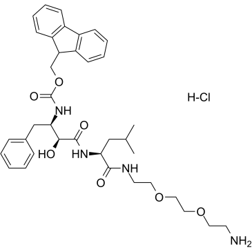 E3 ligase Ligand-Linker Conjugates 37 Hydrochloride 化学構造