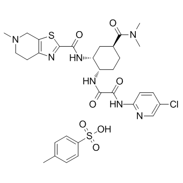 Edoxaban tosylate  Chemical Structure