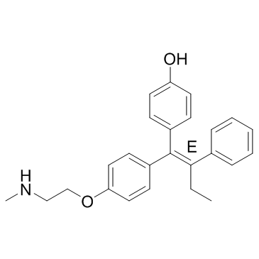 Endoxifen E-isomer Chemische Struktur