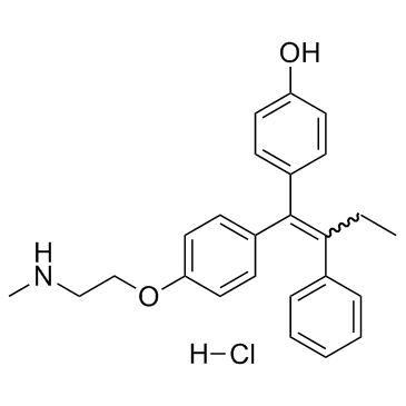 Endoxifen hydrochloride  Chemical Structure