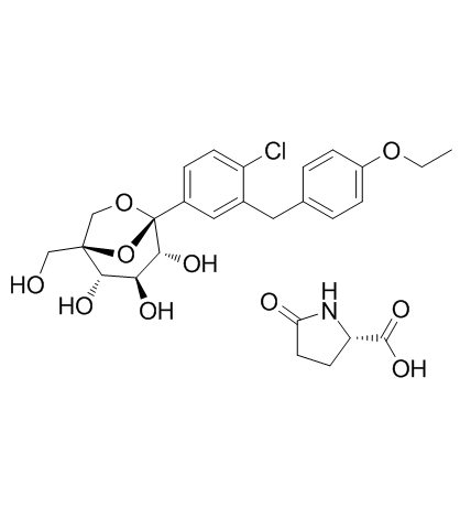 Ertugliflozin L-pyroglutamic acid Chemical Structure