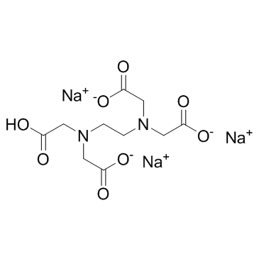 Ethylenediaminetetraacetic acid trisodium salt  Chemical Structure