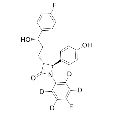 Ezetimibe D4 Chemical Structure