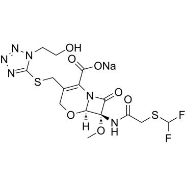 Flomoxef sodium Chemische Struktur