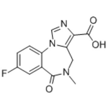 Flumazenil acid Chemische Struktur