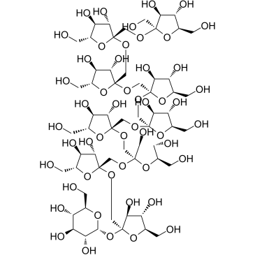 Fructo-oligosaccharide DP10/GF9 Chemische Struktur