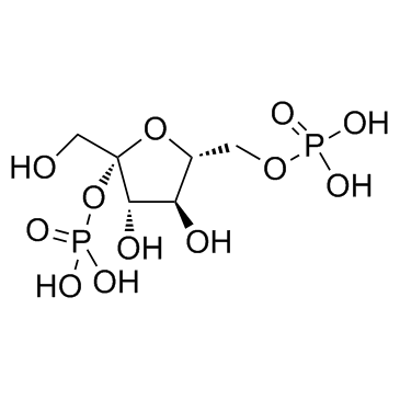 Fructose 2,6-biphosphate 化学構造