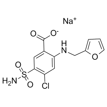 Furosemide sodium  Chemical Structure