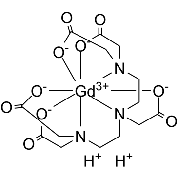 Gadopentetic acid 化学構造