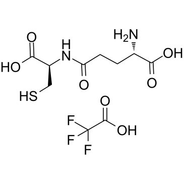 Gamma-glutamylcysteine (TFA) 化学構造