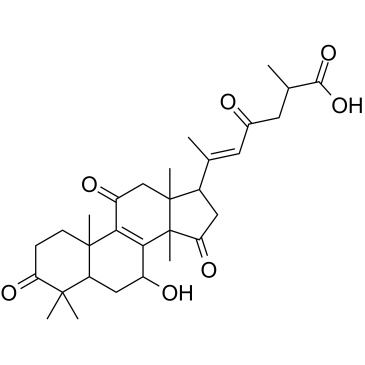 Ganoderenic acid D 化学構造