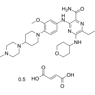 Gilteritinib hemifumarate  Chemical Structure