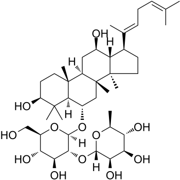Ginsenoside F4 化学構造