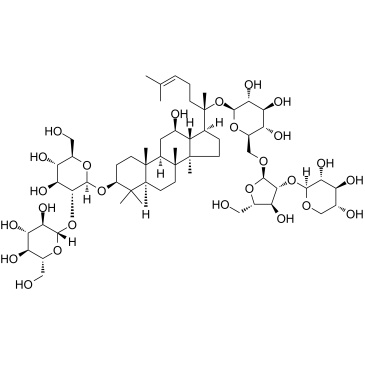 Ginsenoside Ra2 化学構造