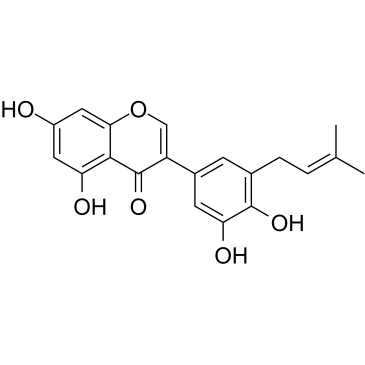 Glycyrrhisoflavone 化学構造