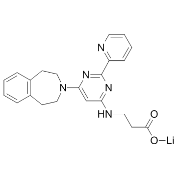 GSK-J1 lithium salt 化学構造