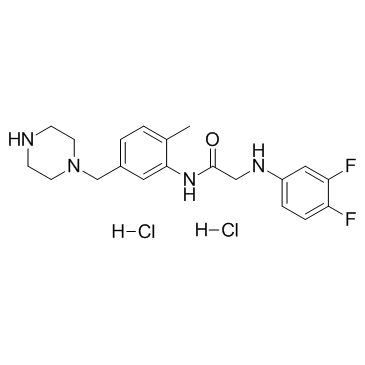 GW791343 dihydrochloride Chemische Struktur