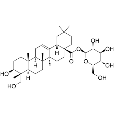 Hederagenin 28-O-beta-D-glucopyranosyl ester التركيب الكيميائي