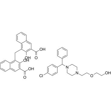 Hydroxyzine pamoate Chemische Struktur