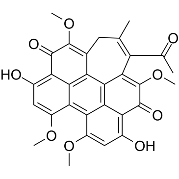 Hypocrellin B 化学構造