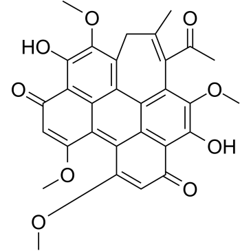 Hypocrellin C Chemische Struktur