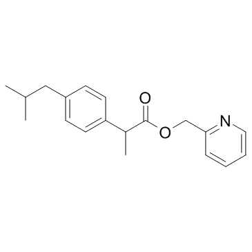 Ibuprofen piconol Chemical Structure