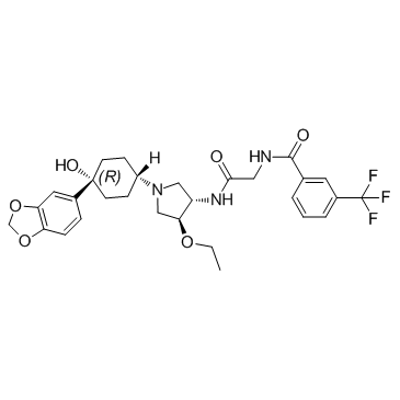INCB3344 R-isomer 化学構造