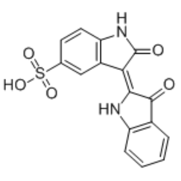 Indirubin-5-sulfonate التركيب الكيميائي