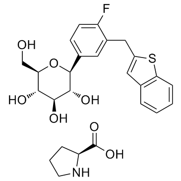 Ipragliflozin L-Proline  Chemical Structure