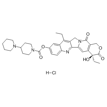 Irinotecan hydrochloride Chemische Struktur