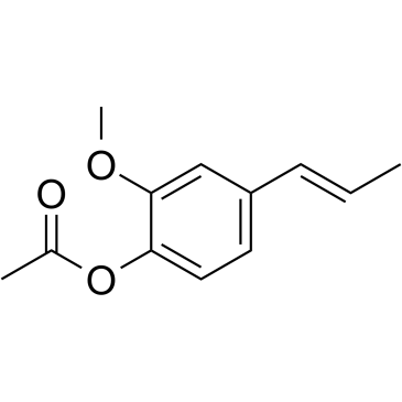 Isoeugenol acetate 化学構造