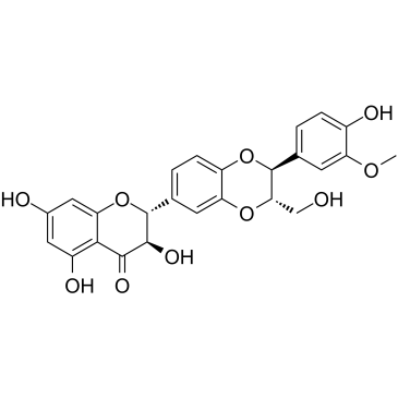 Isosilybin B  Chemical Structure