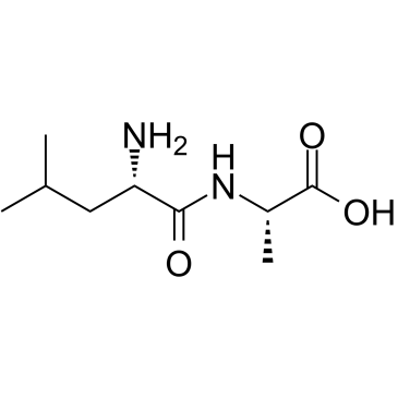 L-Leucyl-L-alanine 化学構造
