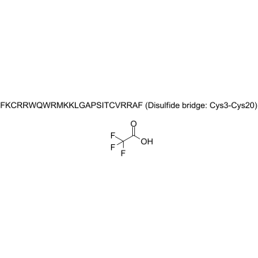 Lactoferrin (17-41) TFA  Chemical Structure