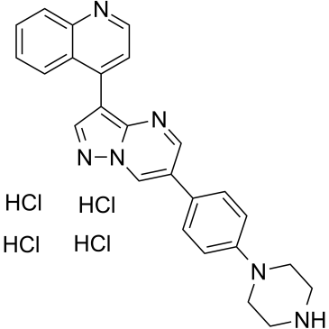 LDN193189 Tetrahydrochloride  Chemical Structure